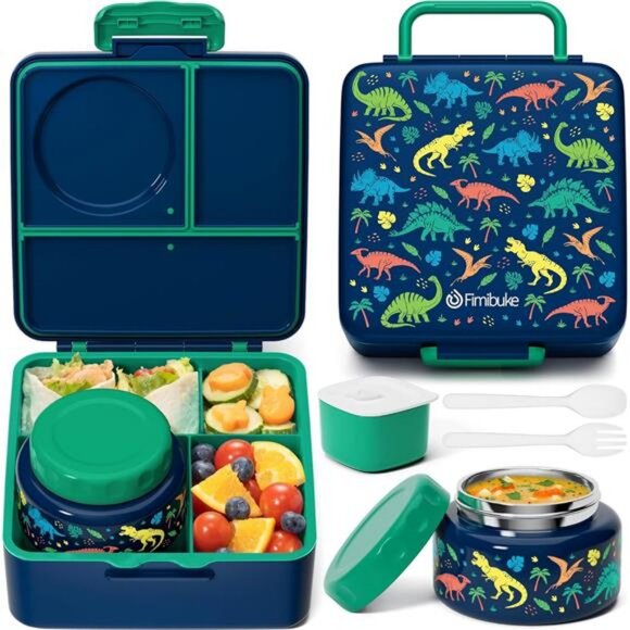 Bento Box for Kids Adult, BPA Free & Leakproof Toddler Lunch Box - Picture 1 of 8